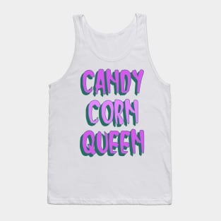 Candy Corn Queen Halloween Tank Top